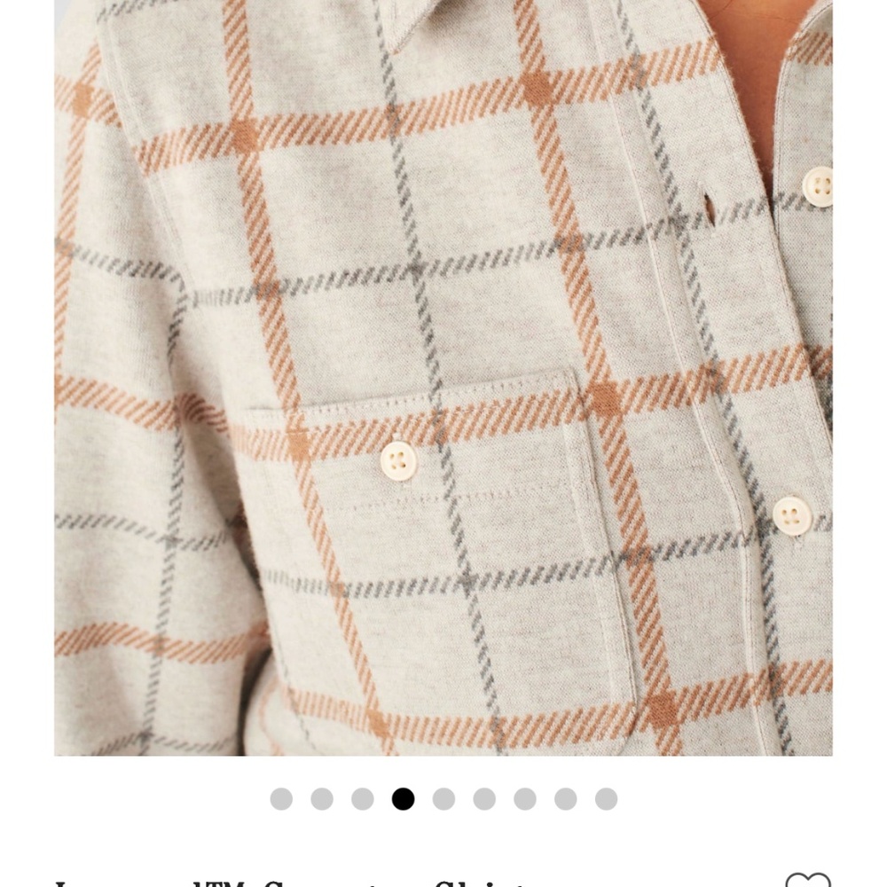 Faherty Legend Sweater Shirt- Tundra